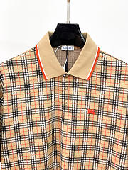 Burberry check-pattern logo-detail Polo Shirt - 2
