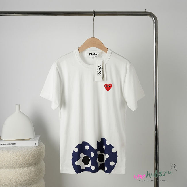 Comme Des Garçons Play crew-neck T-shirt  - 1