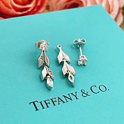 Tiffany & Co. Silver Tassel Leaf Earrings - 3