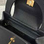 Chanel Black Kelly Bag Caviar Gold Hardware 19x13x7cm - 5