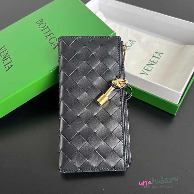 Bottega Veneta Andiamo Wallet Organizer black 19x9.5X0.5cm - 1