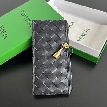 Bottega Veneta Andiamo Wallet Organizer black 19x9.5X0.5cm