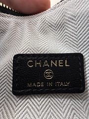 Chanel Clutch with strap Lamskin Gold Black 22x21x9cm - 3