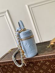 Louis Vuitton Vanity Chain Pouch Blue 19x11.5x6.5cm - 2