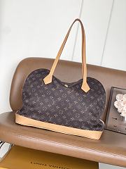 Louis Vuitton Alma Shoulder MM Silk Tech 36x28x17cm - 1
