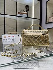 Chanel Vanity Handle Gold 19.5x5x17cm - 1