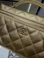 Chanel Vanity Handle Gold 19.5x5x17cm - 4