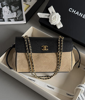 Chanel 26A mixed-material flap bag 29x16x9.5cm