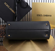 Dolce & Gabbana Medium My Sicily black calfskin 30x18x14cm - 5