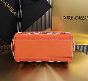 Dolce & Gabbana small Sicily handbag with Majolica 20x16x8cm - 4
