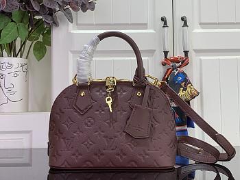 Louis Vuitton Alma BB Grenat 23.5x17.5x11.5cm