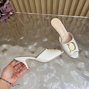 Dior Initials Heeled Slide white Lambskin - 4
