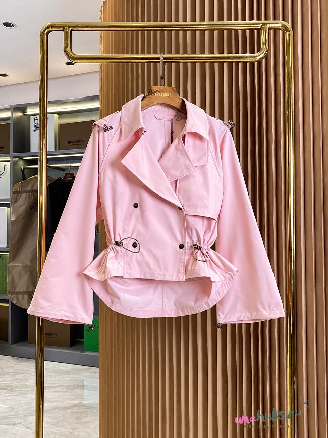 Burberry Tropical Gabardine Hooded Trench Jacket - 1