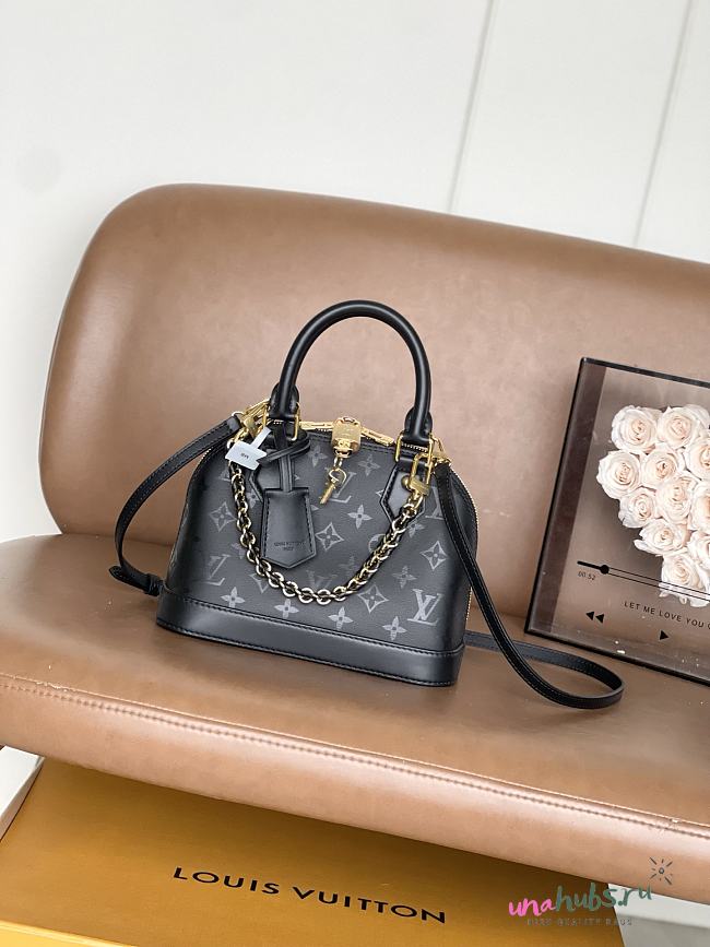 Louis Vuitton Alma BB Boldly Black 23.5x17.5x11.5cm - 1