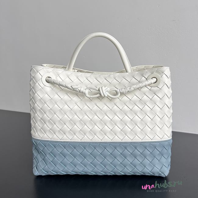 Bottega Veneta Andiamo white blue 32x25x11cm - 1