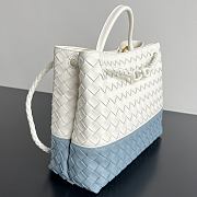 Bottega Veneta Andiamo white blue 32x25x11cm - 3