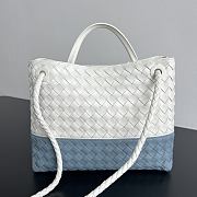 Bottega Veneta Andiamo white blue 32x25x11cm - 2