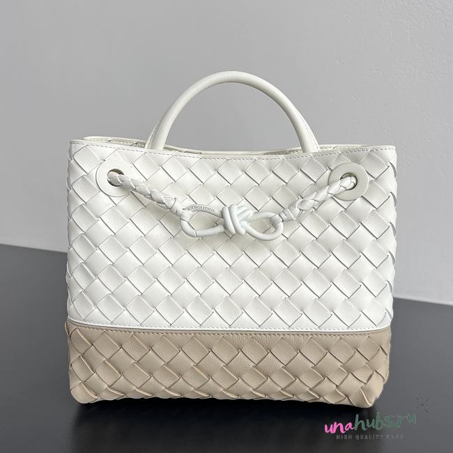 Bottega Veneta Small Andiamo white beige 25x20x10cm - 1
