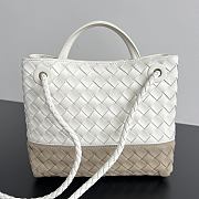 Bottega Veneta Small Andiamo white beige 25x20x10cm - 2