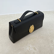 Dior Médaillon Pouch Black Smooth Calfskin 26x11.5x4.5cm - 5