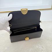 Dior Médaillon Pouch Black Smooth Calfskin 26x11.5x4.5cm - 4