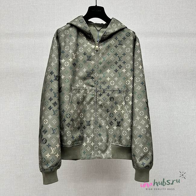 Louis Vuitton Monogram Embellished Hooded Blouson - 1
