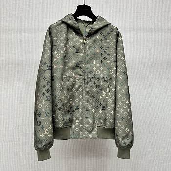 Louis Vuitton Monogram Embellished Hooded Blouson