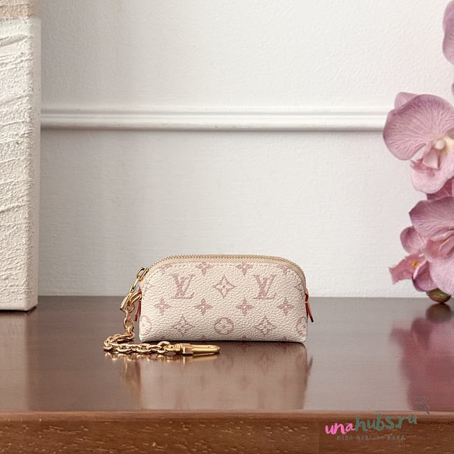 Louis Vuitton Cosmetic Lipstick Pouch Dune 11x6x3.3cm - 1