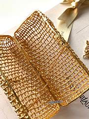 YSL Evening clutch in woven metal 19x9x5cm - 4