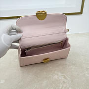 Dior Médaillon Pouch pink Smooth Calfskin 26x11.5x4.5cm - 5