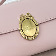 Dior Médaillon Pouch pink Smooth Calfskin 26x11.5x4.5cm - 3