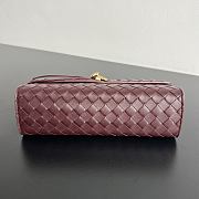 Bottega Veneta Andiamo Clutch 25 Burgundy 24x13.5x7cm - 2