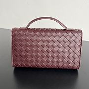 Bottega Veneta Andiamo Clutch 25 Burgundy 24x13.5x7cm - 3