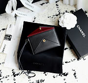 Chanel Interlocking CC black wallet  - 3