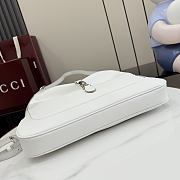 Gucci Jackie 1961 large shoulder bag white 35.5x28x4.5cm - 5