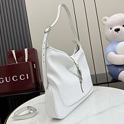 Gucci Jackie 1961 large shoulder bag white 35.5x28x4.5cm - 4