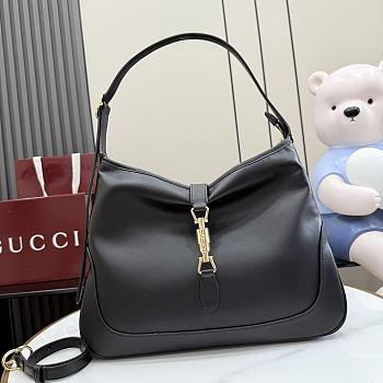 Gucci Jackie 1961 large shoulder bag black 35.5x28x4.5cm
