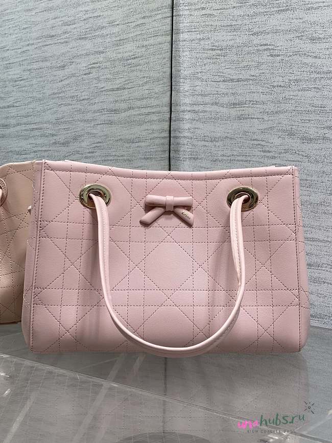 Dior Small Promenade Shopping Bag Pink 27x20x12.5cm - 1
