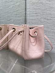 Dior Small Promenade Shopping Bag Pink 27x20x12.5cm - 4