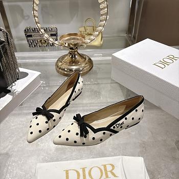  Dior Romance Ballerina in white flat