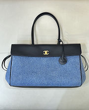 Chanel 26s Shopping bag Denim 38x22x16cm - 1