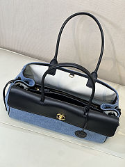 Chanel 26s Shopping bag Denim 38x22x16cm - 5