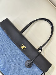 Chanel 26s Shopping bag Denim 38x22x16cm - 2