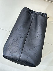Chanel Shopping Tote Lambskin Neo Cabas Black 44.5x18x24cm - 5