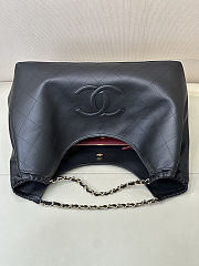 Chanel Shopping Tote Lambskin Neo Cabas Black 44.5x18x24cm - 4