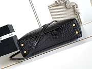 Chanel Top Handle Envelope Flap Bag black Calfskin Gold 31x24x9cm - 2