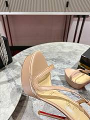 Christian Louboutin Rosalie Alta 150 Beige Leather - 4