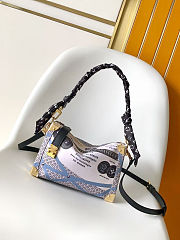 Louis Vuitton Side Trunk MM Beige/Blue 26.5x16x8.5cm - 1