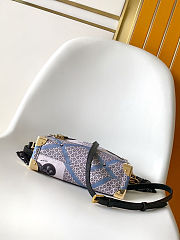 Louis Vuitton Side Trunk MM Beige/Blue 26.5x16x8.5cm - 4