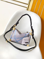 Louis Vuitton Side Trunk MM Beige/Blue 26.5x16x8.5cm - 2